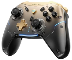 Machenike G5Pro Flagship Wireless Game Controller with Gyroscope and Button Mapping - Juodas and Gold