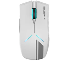 Machenike M721 Belaidė pelė žaidimams 10000 DPI with RGB pašvietimas - Baltas