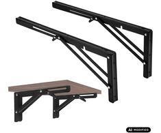 Maclean Folding Wall Shelf Bracket, min. 300 mm, max. 600 mm, max. 50 kg, 2 pieces, MC-195