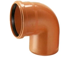 Lauko kanalizacijos alkūnė Magnaplast, Ø 110 mm, 87°