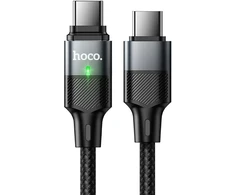 Magnetic Cable USB C to USB C Hoco QC3.0 PD 5A 240W 1,2 m U159 juodas