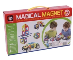 None Nežinomas Konstruktorius Xinbida Magical Magnet 525050201, 40 vnt.