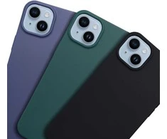OEM dėklas, skirtas iPhone 15 PRO MAX, matinės tamsios žalios spalvos