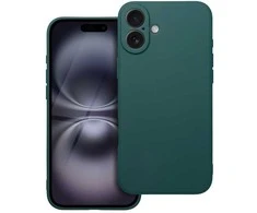 OEM dėklas, skirtas iPhone 16 PLUS, matinis, tamsus, žalias