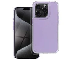 OEM dėklas, skirtas „iPhone 17 Matrix“, šviesiai violetinis