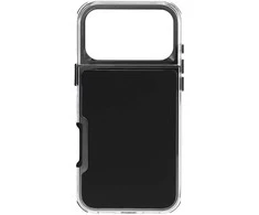 OEM dėklas, skirtas iPhone 17 Pro Max / 18 Pro Max (žemas kameros kraštas) Matrix juodas