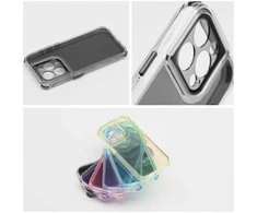 OEM dėklas, skirtas iPhone 12 Matrix Clear juodas