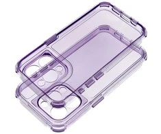 OEM dėklas, skirtas iPhone 17 AIR Matrix, skaidrus, šviesiai violetinis