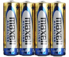Baterija - Maxell AA LR6 Alkaline 1.5V 4 Pakas
