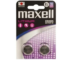 MAXELL ličio baterijos LITIO CR2025 2 vnt. 3V