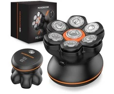 MAXGROOM JK-1688 elektrinis galvos ir barzdos skustuvas – juodas
