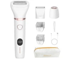 MAXGROOM JK-105 3-in-1 Women's Body and Face Trimmer - Baltas