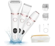 MAXGROOM JK-105 3-in-1 Women's Body and Face Trimmer - Baltas