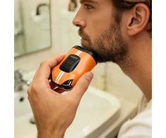 Barzdaskutė MAXGROOM M-501 elektrinis skustuvas – oranžinis