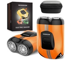 Barzdaskutė MAXGROOM M-501 elektrinis skustuvas – oranžinis