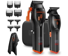 MAXGROOM WF-3908 daugiafunkcinė plaukų kirpimo mašinėlė su kirpimo mašinėle - juodas
