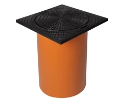 Maxpol Šulinio dangtis su vamzdžiu 400X400 Ø 315 mm, 1.5t