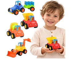 Maxy Traktor/ koparka/ wywrotka su diskų įtaisu- komplektas 4vnt.