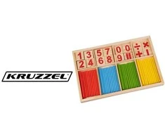 Kruzzel Mediniai pagaliukai, skirti mokytis skaičiuoti