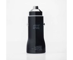 BlueStar Įkroviklis automobilinis Blue Star (1xUSB; 1xUSB-C; QC 3.0; 25W) juodas