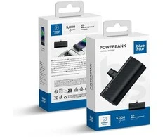 Powerbank Blue Star W0556P 2,1A 5000 mAh with a built-in connector Lightning juodas