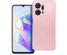 OEM dėklas, skirtas Honor X7A, metalinės rožinės spalvos