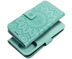 OEM atverčiamas dėklas iPhone 16 PRO Mezzo Book mandala žalias