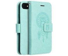 Forcell OEM atverčiamas dėklas iPhone 7 / 8 / SE 2020 / SE 2022 Mezzo Book dreamcatcher žalias