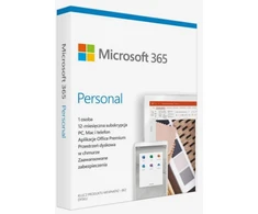„Microsoft 365 Personal PL“ (1 asmuo; 5 įrenginiai; 12 mėnesių; fizinė versija; Lenkija) (EP2-32454)
