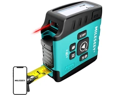 Mileseey DT20 lazerinis Distance Measurer with a 40-meter measuring tape