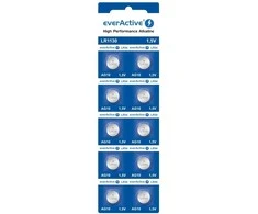Mini šarminės baterijos everActive G10 LR1130 LR54 10 vnt
