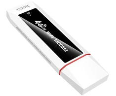Mobile router 4G LTE WiFi 6 USB A Hoco HI43 juodas and baltas