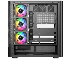 MODECOM Volcano Volcano AQ300 ARGB Midi Juodas