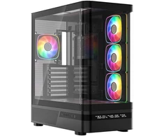 MODECOM Volcano Volcano AQ200 ARGB Midi Juodas