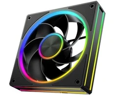 MODECOM VOLCANO LOOP 120 ARGB Reverse Fan Juodas