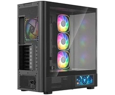 MODECOM Volcano Volcano AQ400 ARGB Midi Juodas