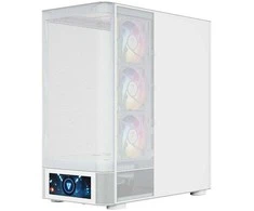MODECOM Volcano Volcano AQ500 ARGB Midi Baltas