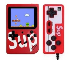 Plaion GameBox R2 8bit Portatīvais Retro Spēļu konsole ar 400 spēlēm 3'' LCD ar 1x kontrolieri TV RCA kabelis Sarkans