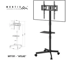 Laikiklis Montis Mobilny uchwyt do TV - MT191 ATLAS 152.4 cm (60")