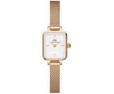 MOTERIŠKAS LAIKRODIS DANIEL WELLINGTON Quadro Mini Melrose 15mm DW00100727 + BOX (zw524c)