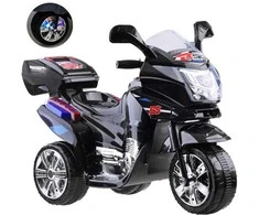 Jokomisiada Akumuliatorinis motociklas vaikams PA0241 | spalva: juoda