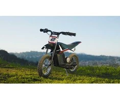 Razor MX125 +DECALS Dirt Bike, ES, juodas, ličio baterija