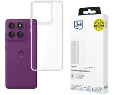 3Mk apsauginis 3mk skaidrus dėklas Motorola Edge 60 Pro - permatomas
