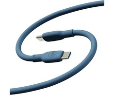 Motorola Silicone cable USB-C to USB-C 2m, 5A Mėlyna