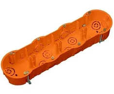 Mounting box Pawbol A.0047P. 68x46 mm. with screws