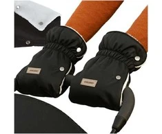 Double stroller muffs - juodas Kruzzel 25814
