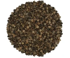 Mulčias iš grikių lukštų Biorina, 3 – 5 mm, 50 l, rudas