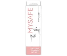 MYSAFE LAIDINĖS AUSINĖS EAR35 JACK 3.5MM Baltas