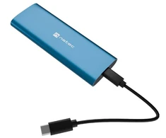 NATEC RHINO M.2 NVME LITE IŠORINIS SSD DĖŽUTĖ USB-C 3.2 GEN 2 HORIZON Mėlynas