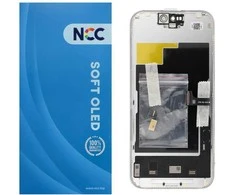 NCC LCD ekranas, skirtas iPhone 15 Pro, minkštas, Oled, 120 Hz (palaiko IC transplantaciją)